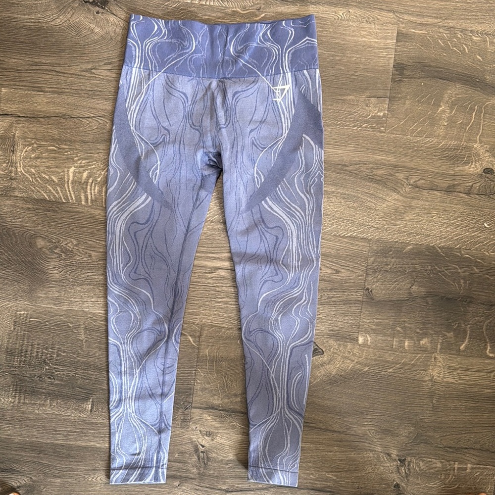 Gymshark purple Patterned Leggings
